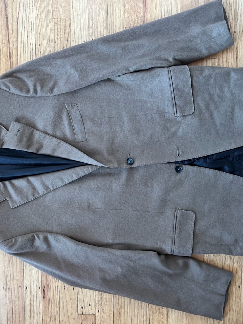 Isaia Napoli Brown Sport Coat Blazer Suit Jacket 100% Cashmere Men’s